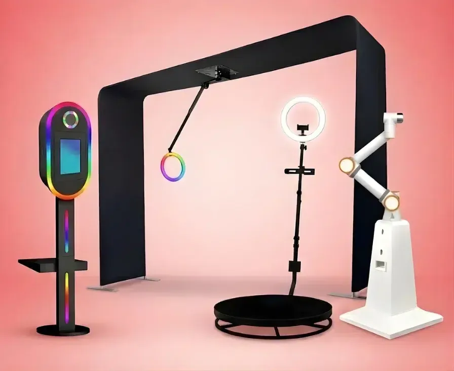 Cabinas y fotomatones 360 funcionando con la app Snap360