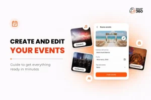Configuration des événements dans une application cabine 360