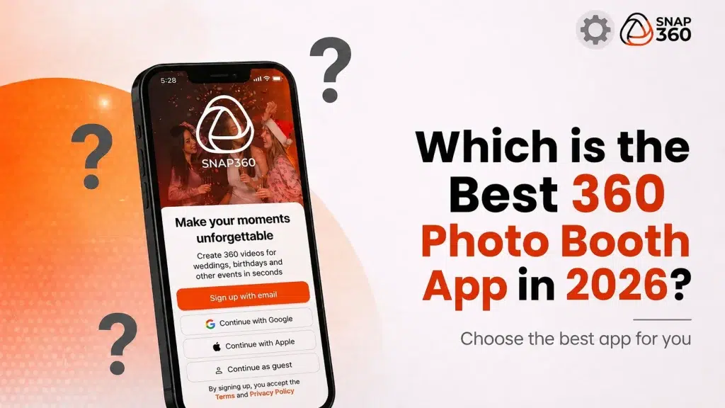 Comparison of the best 360 photo booth apps in 2026