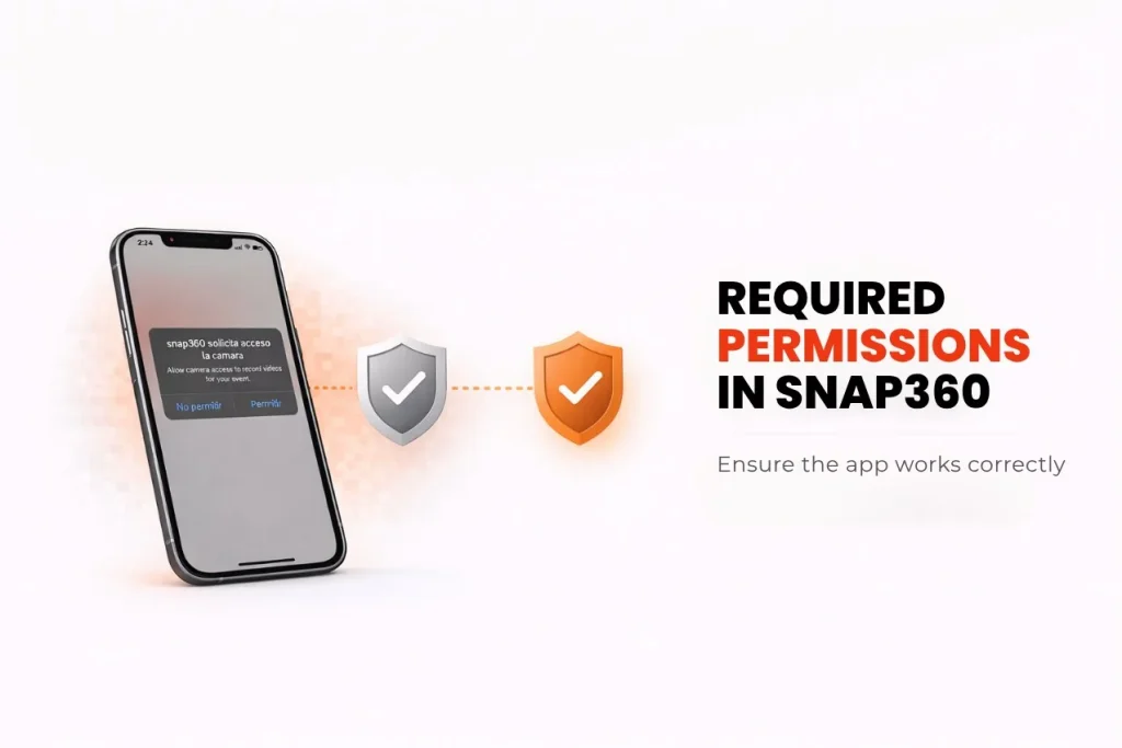 Uprawnienia, których Snap360 potrzebuje na iOS i Androidzie